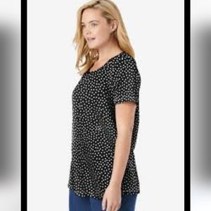 LOFT ANN TAYLOR  POLKA DOT TOP WOMENS SIZE XS